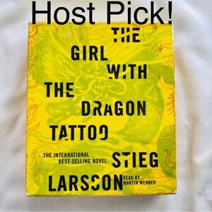 Host Pick! Thank you @arielandaurora The Girl with The Dragon Tattoo audio CD